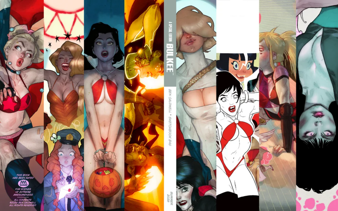 Ben Caldwell Sketchbook #46: Covers & Comic Art - Signed