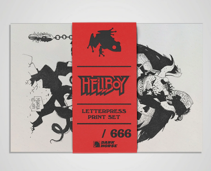 Hellboy 30th Anniversary Letterpress Print Set