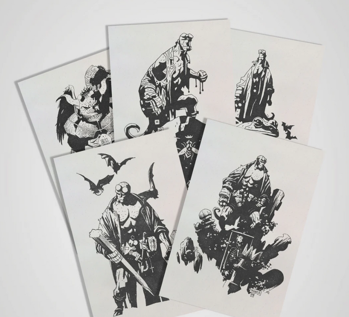 Hellboy 30th Anniversary Letterpress Print Set