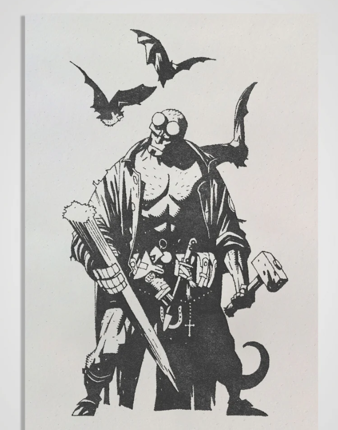 Hellboy 30th Anniversary Letterpress Print Set