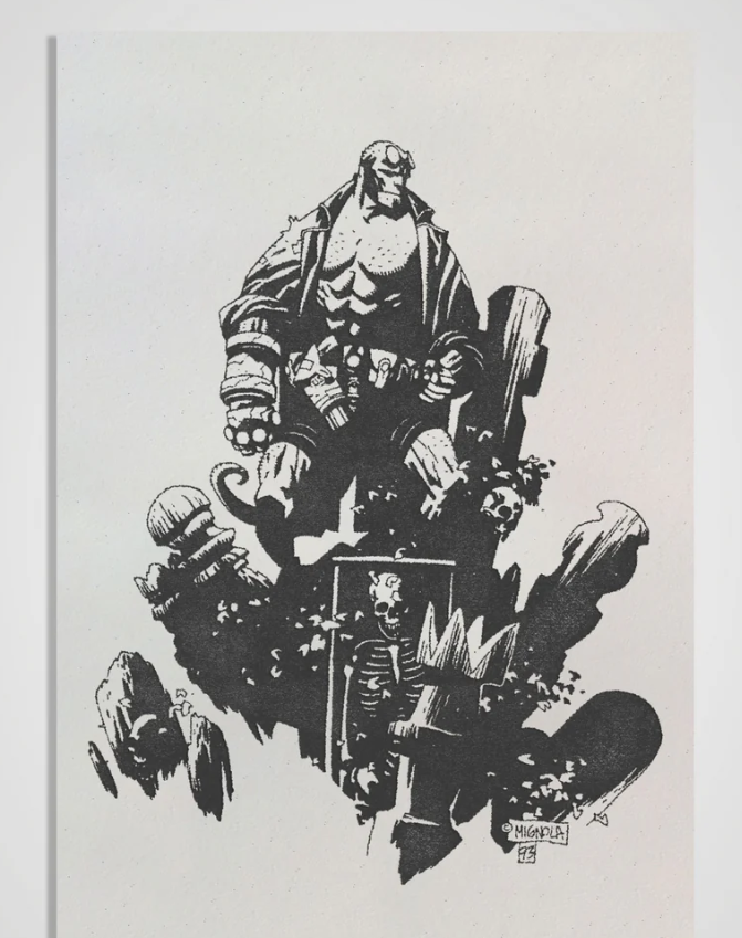 Hellboy 30th Anniversary Letterpress Print Set