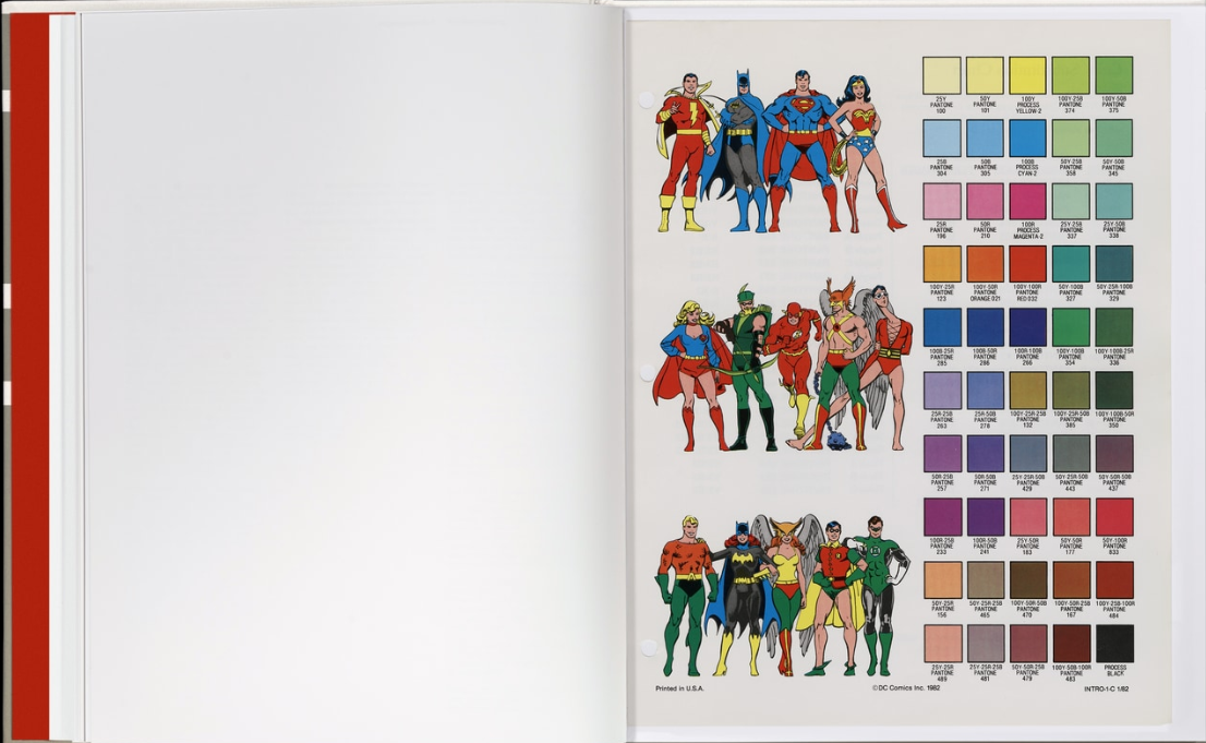 Style Guide Comic DC Comics Style Guide (1982) – Stuart Ng Books