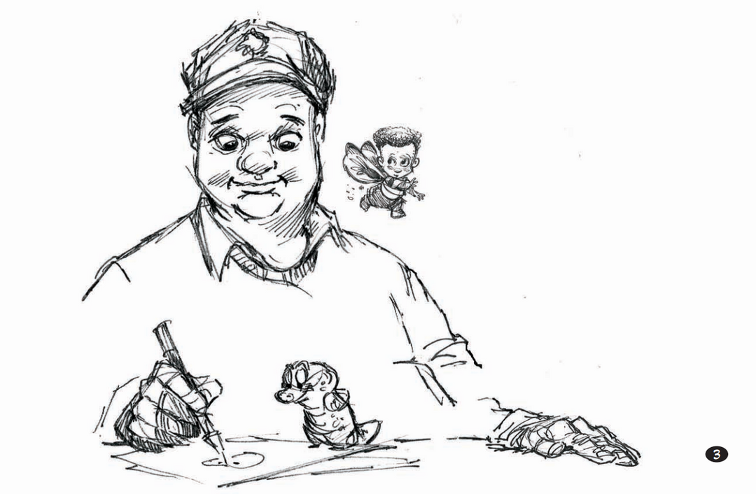 Gators and Other Walking Bags of Thought: The Works of Phil Mendez, Sketchbook #4