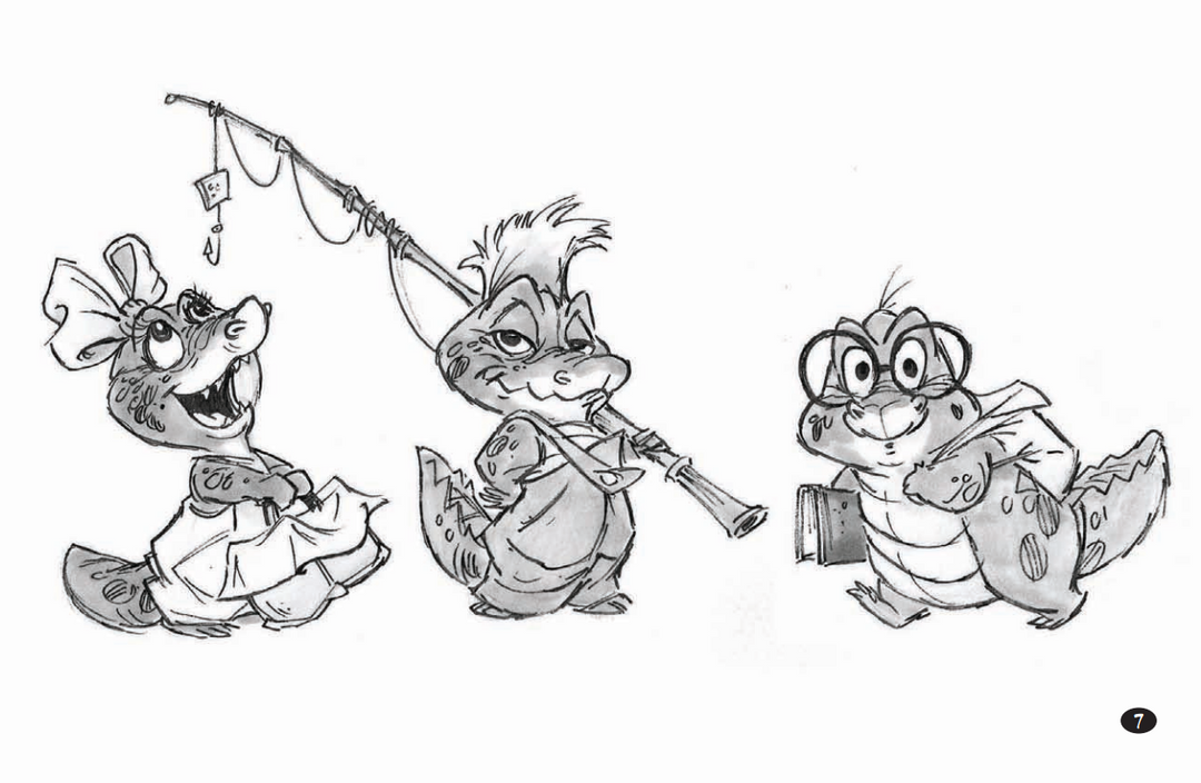 Gators and Other Walking Bags of Thought: The Works of Phil Mendez, Sketchbook #4