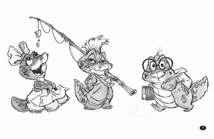 Gators and Other Walking Bags of Thought: The Works of Phil Mendez, Sketchbook #4