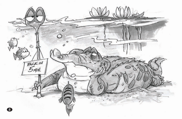 Gators and Other Walking Bags of Thought: The Works of Phil Mendez, Sketchbook #4