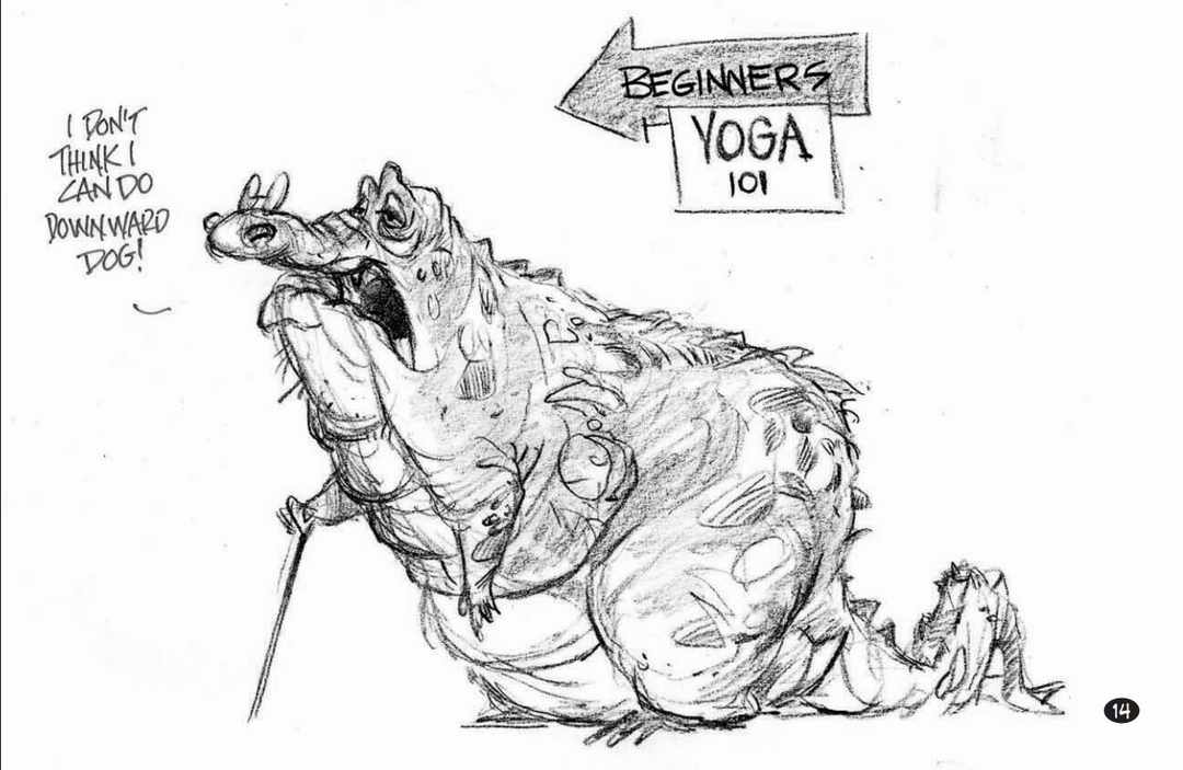 Gators and Other Walking Bags of Thought: The Works of Phil Mendez, Sketchbook #4