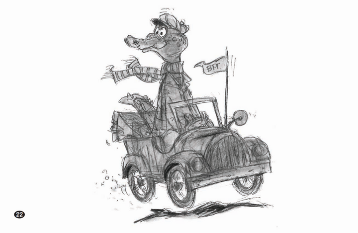 Gators and Other Walking Bags of Thought: The Works of Phil Mendez, Sketchbook #4