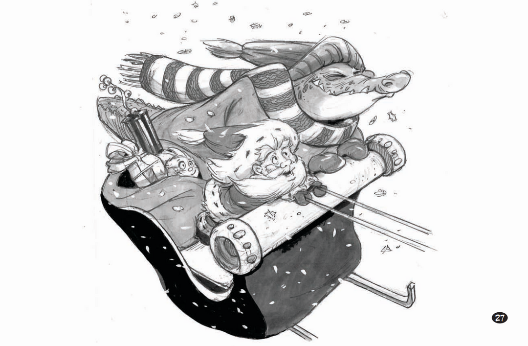 Gators and Other Walking Bags of Thought: The Works of Phil Mendez, Sketchbook #4