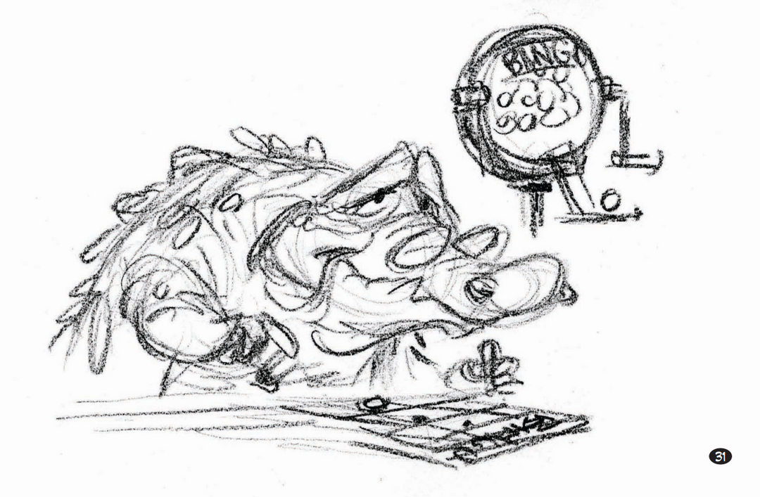 Gators and Other Walking Bags of Thought: The Works of Phil Mendez, Sketchbook #4