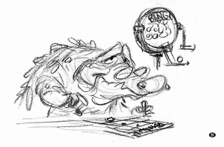 Gators and Other Walking Bags of Thought: The Works of Phil Mendez, Sketchbook #4