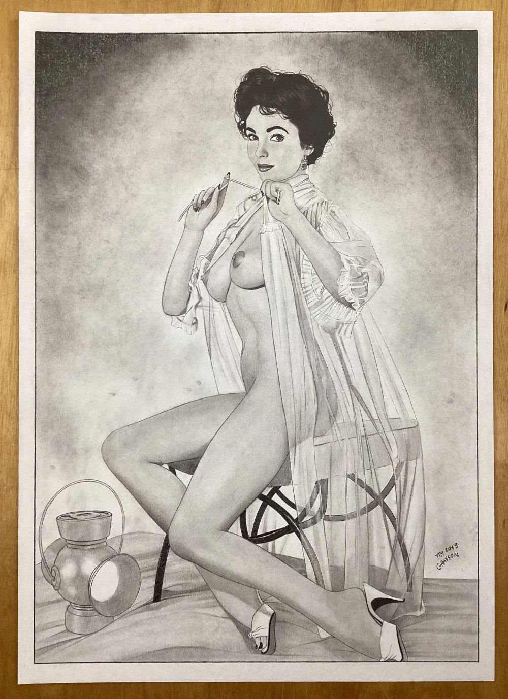 Elizabeth Taylor Pin-Up
