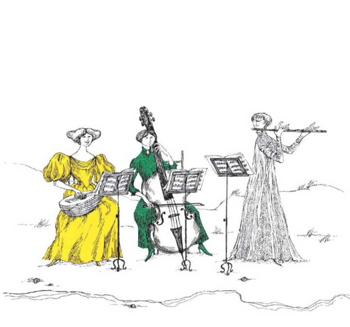 Three Ladies Beside The Sea