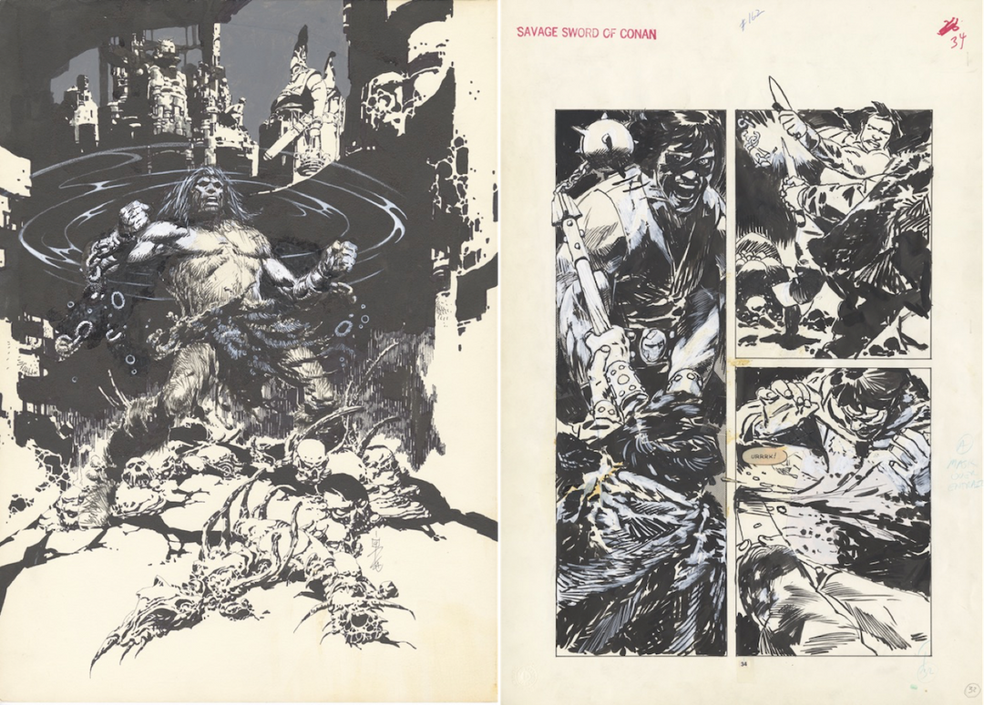 Conan the Barbarian Colossal Edition - Barry Windsor-Smith Cover