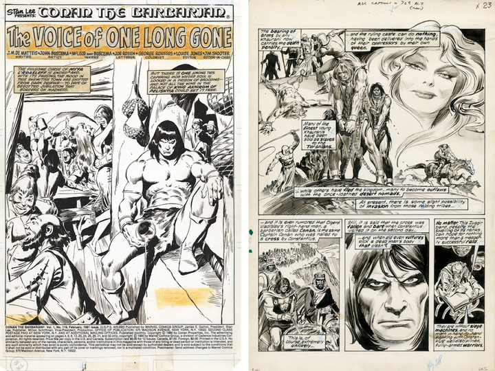 Conan the Barbarian Colossal Edition - John Buscema Cover