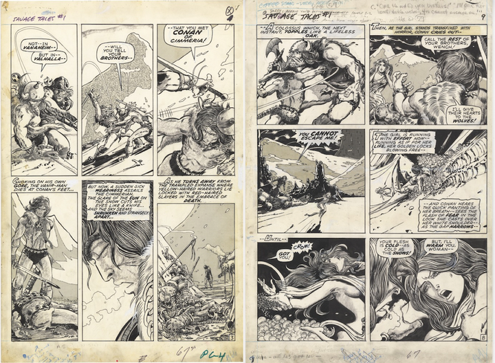 Conan the Barbarian Colossal Edition - Barry Windsor-Smith Cover