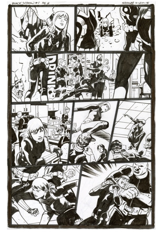 Chris Samnee's Black Widow Artist's Edition