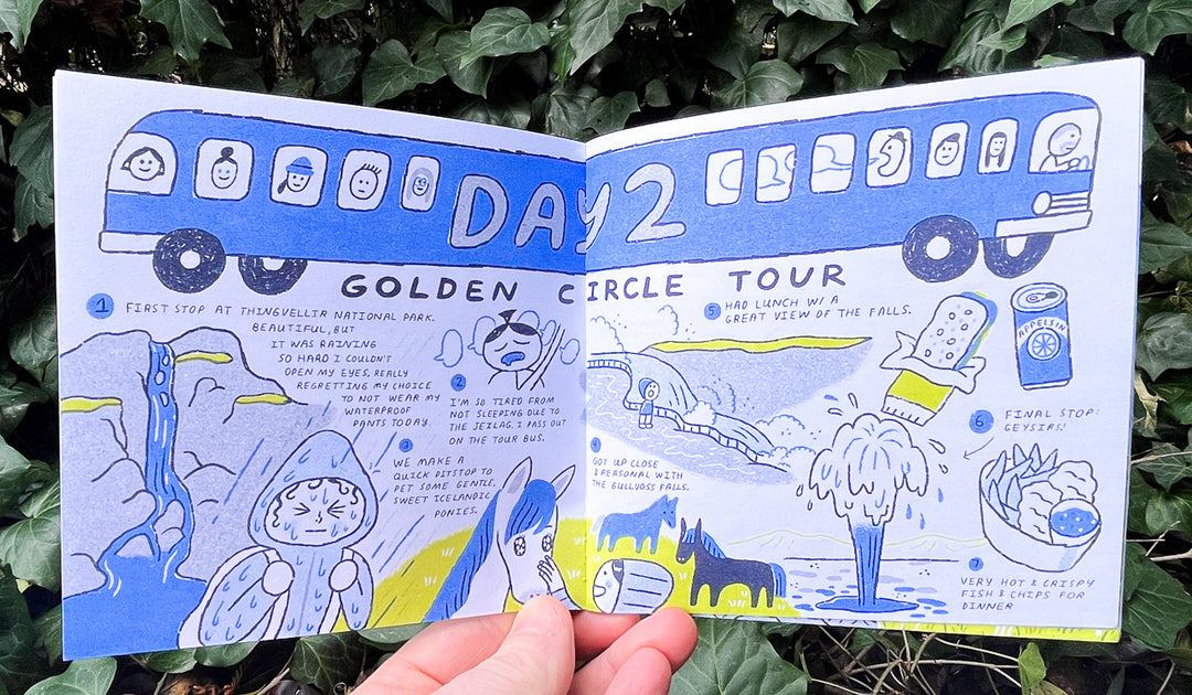 Iceland Travel Zine by Min Heo