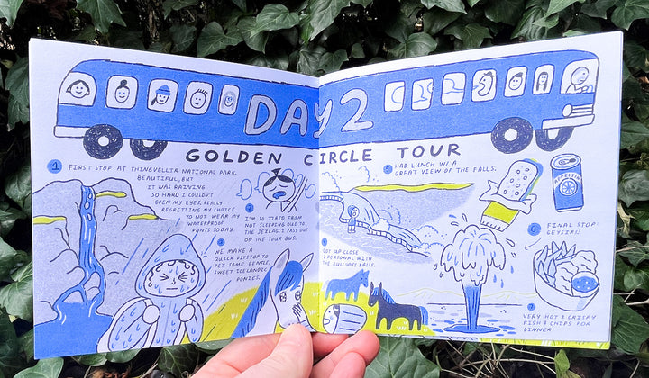 Iceland Travel Zine by Min Heo