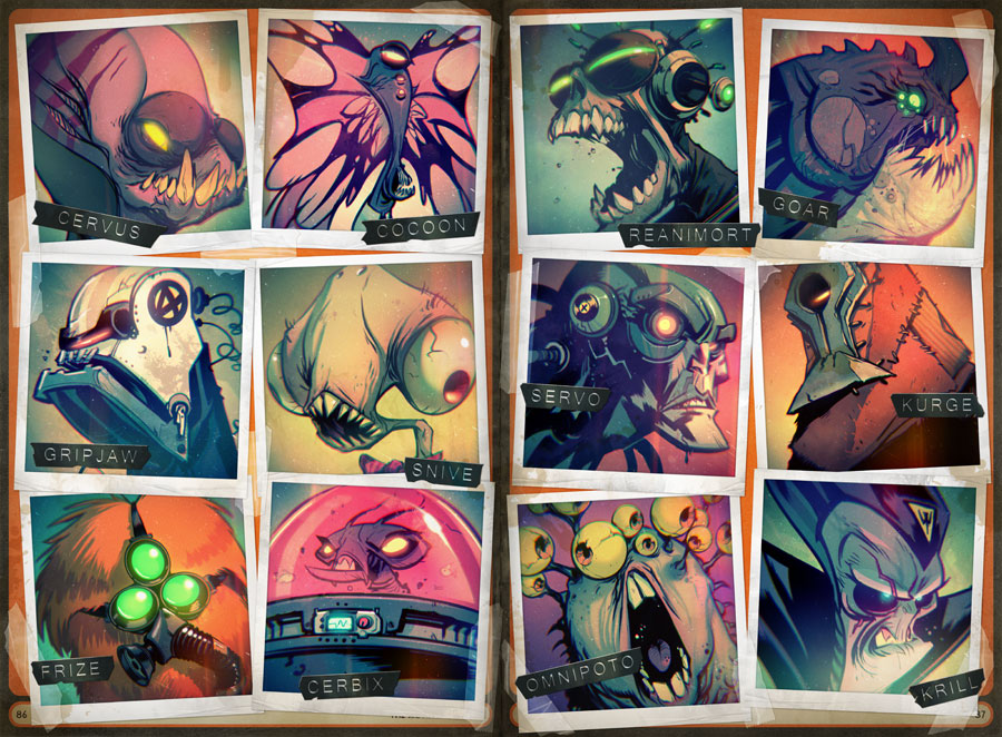 The Monster Volume - Signed First with Drawings, A Separate Drawing, Slipcase and other Kickstarter Extras