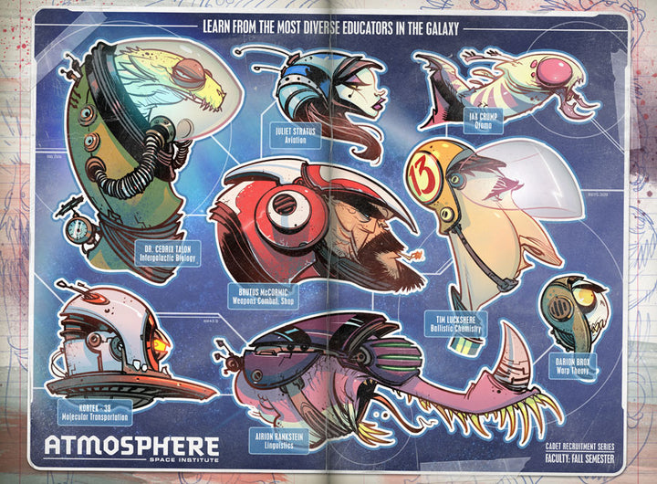 The Monster Volume - Signed First with Drawings, A Separate Drawing, Slipcase and other Kickstarter Extras