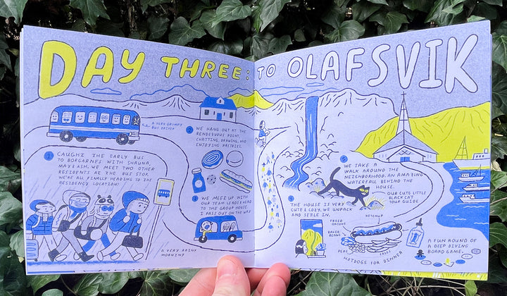 Iceland Travel Zine by Min Heo