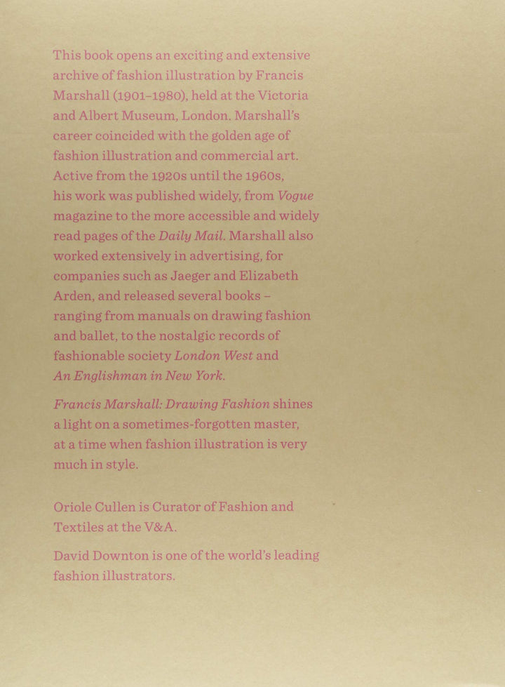 Francis Marshall: Drawing Fashion
