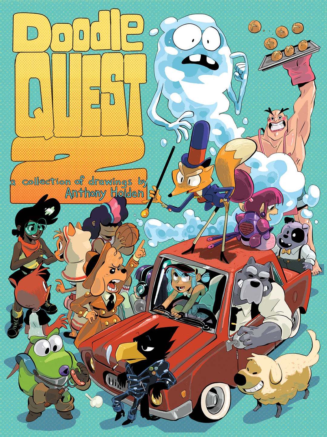 Doodle Quest 2: A Collection of Drawings by Anthony Holden - Signed