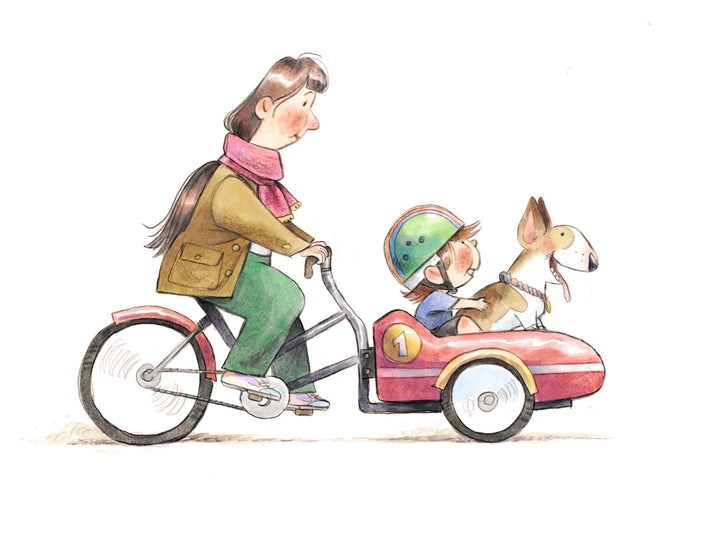 Dogs and Bikes - Signed