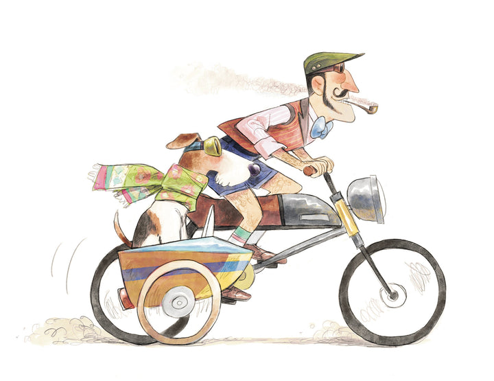 Dogs and Bikes - Signed