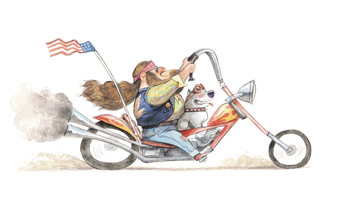 Dogs and Bikes - Signed