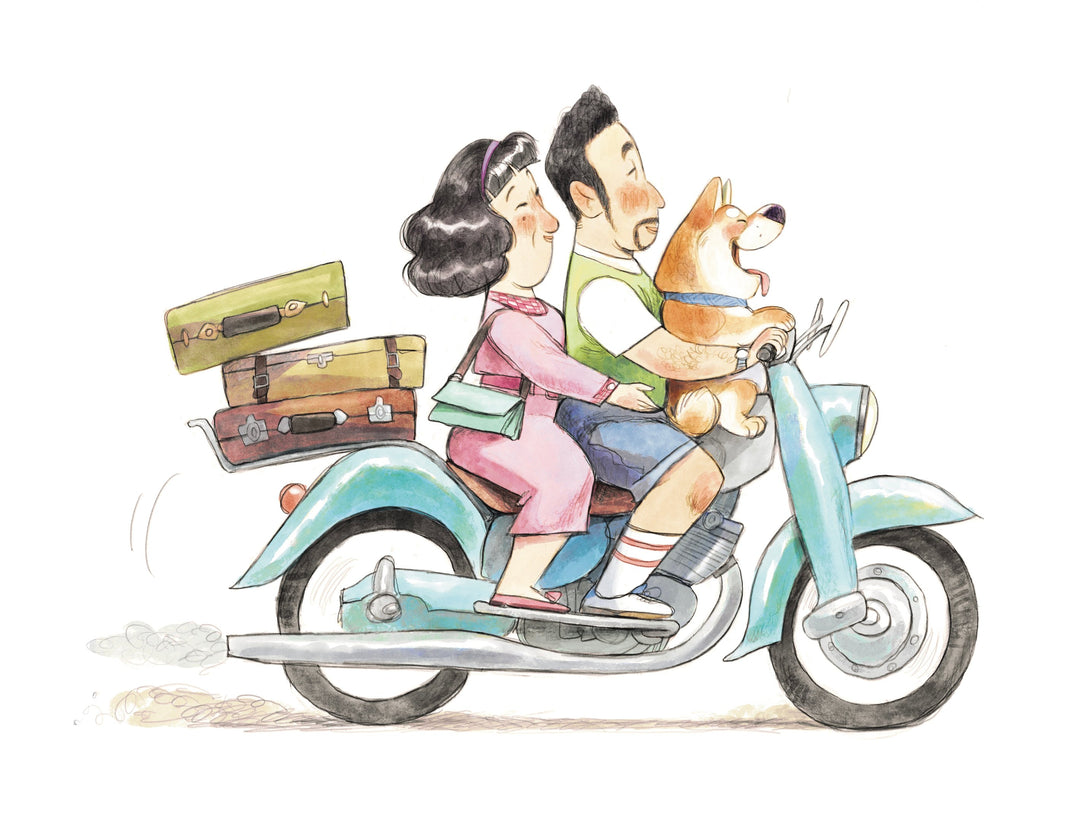 Dogs and Bikes - Signed