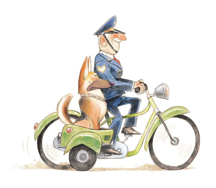 Dogs and Bikes - Signed