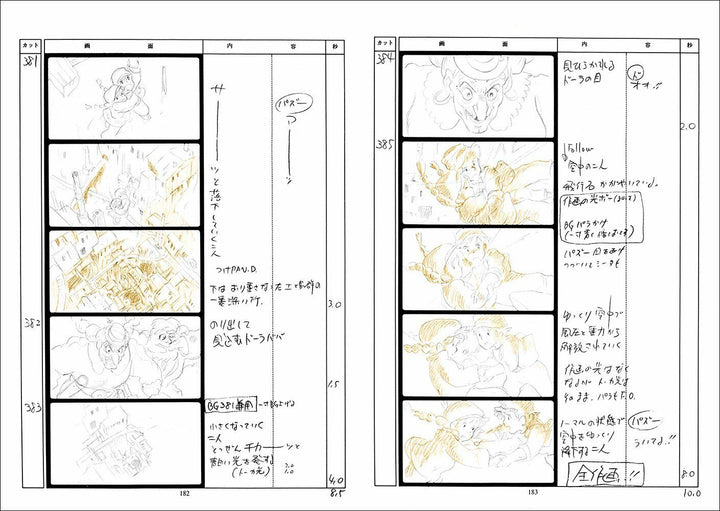Laputa, Castle in the Sky : The Original Storyboards (Studio Ghibli Storyboards Vol. 2) First Printing