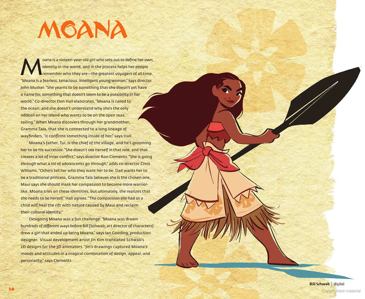The Art of Moana - Signed by John Musker
