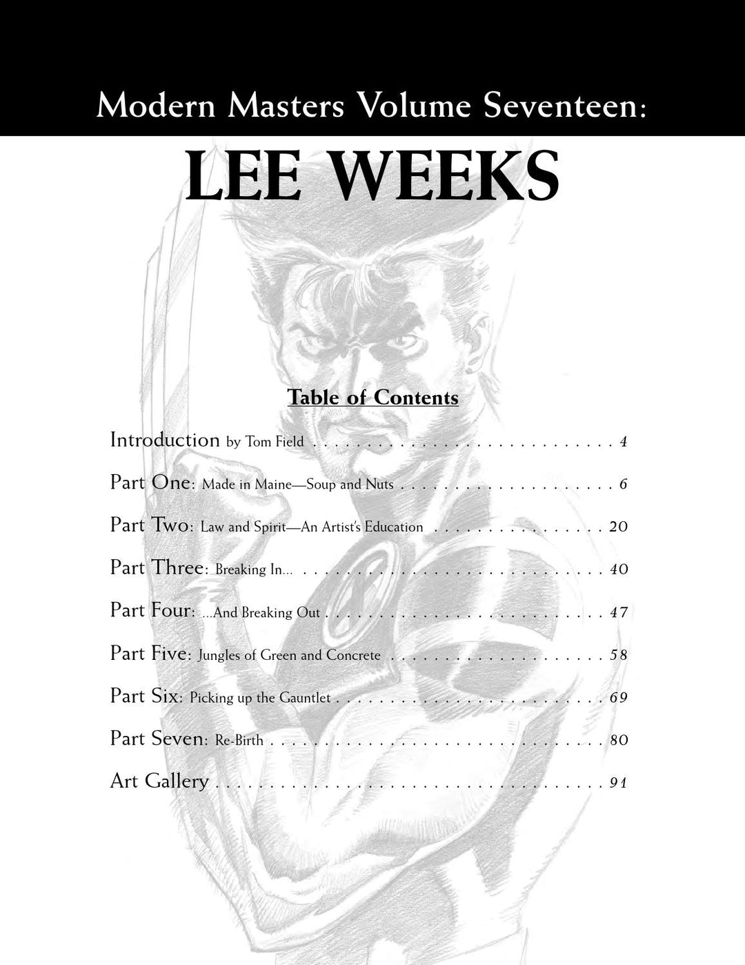 Modern Masters Vol. 17: Lee Weeks