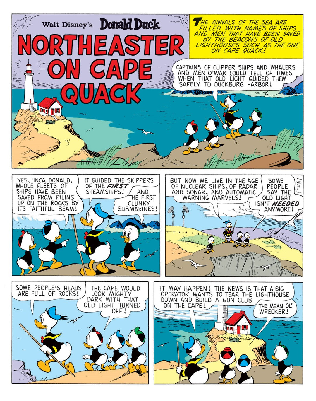 Walt Disney's Donald Duck: "The Lonely Lighthouse on Cape Quack": The Complete Carl Barks Disney Library Vol. 29 - First Printing