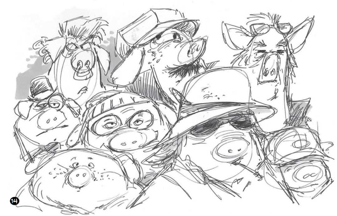 Pork Rinds & Fatback: The Works of Phil Mendez, Sketchbook #3