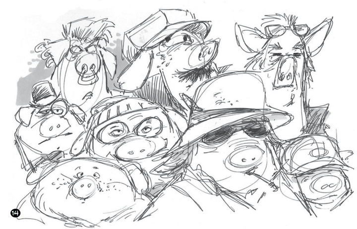 Pork Rinds & Fatback: The Works of Phil Mendez, Sketchbook #3