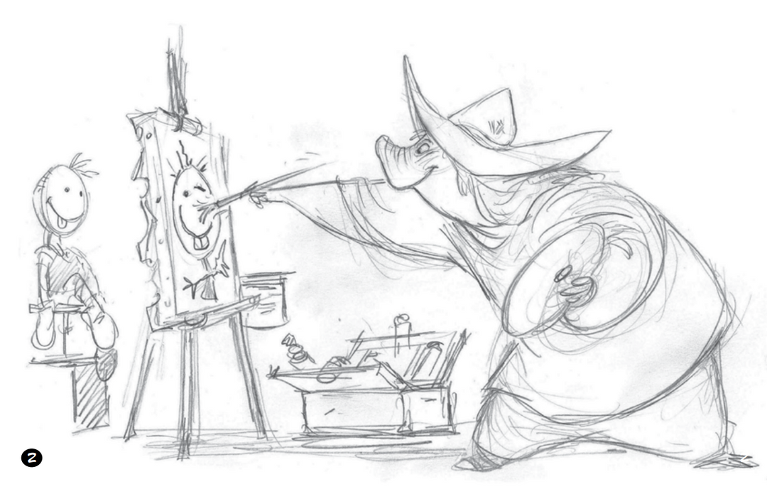 Pork Rinds & Fatback: The Works of Phil Mendez, Sketchbook #3