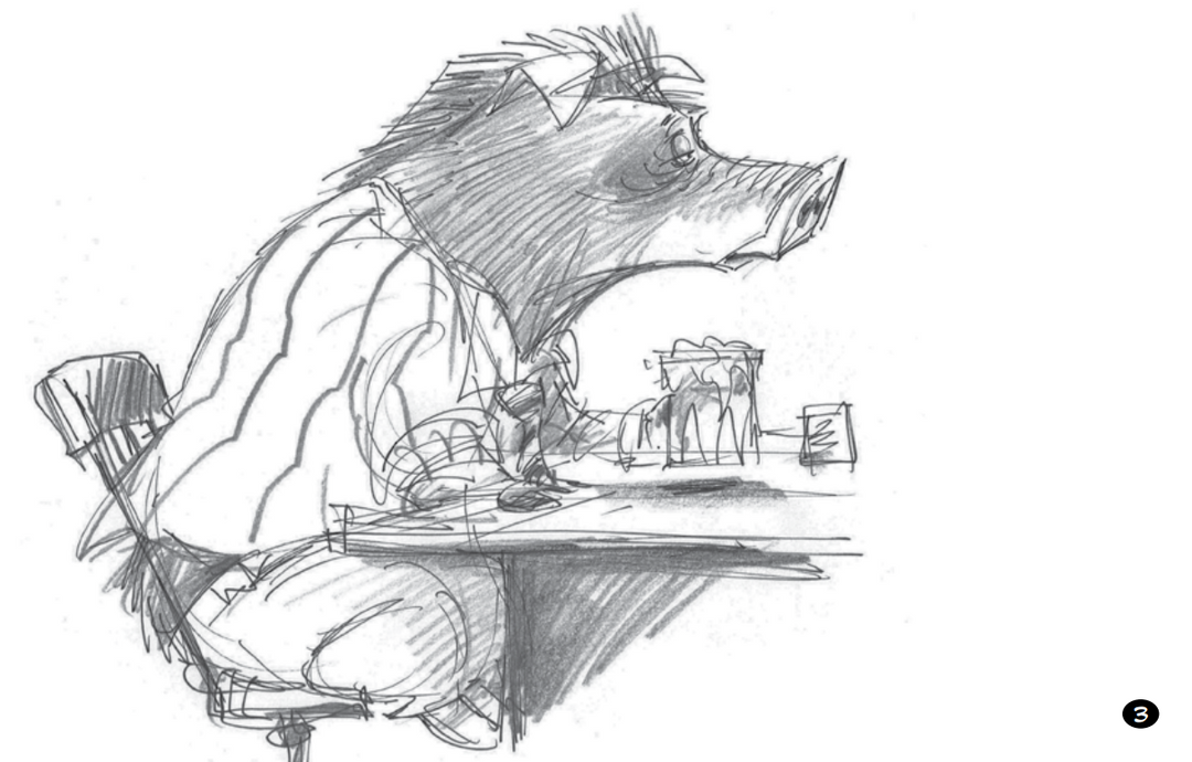 Pork Rinds & Fatback: The Works of Phil Mendez, Sketchbook #3