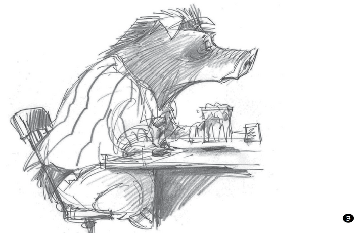 Pork Rinds & Fatback: The Works of Phil Mendez, Sketchbook #3