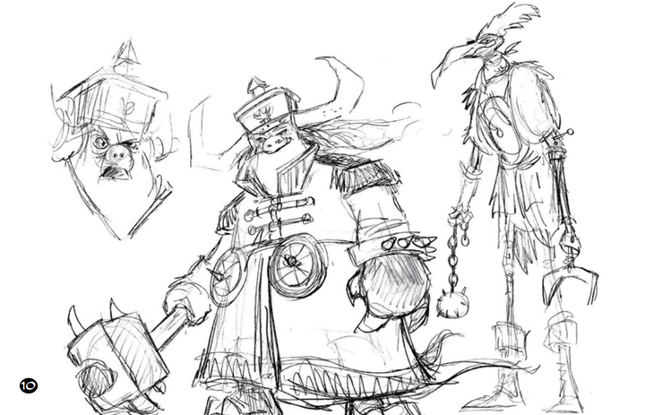 Pork Rinds & Fatback: The Works of Phil Mendez, Sketchbook #3