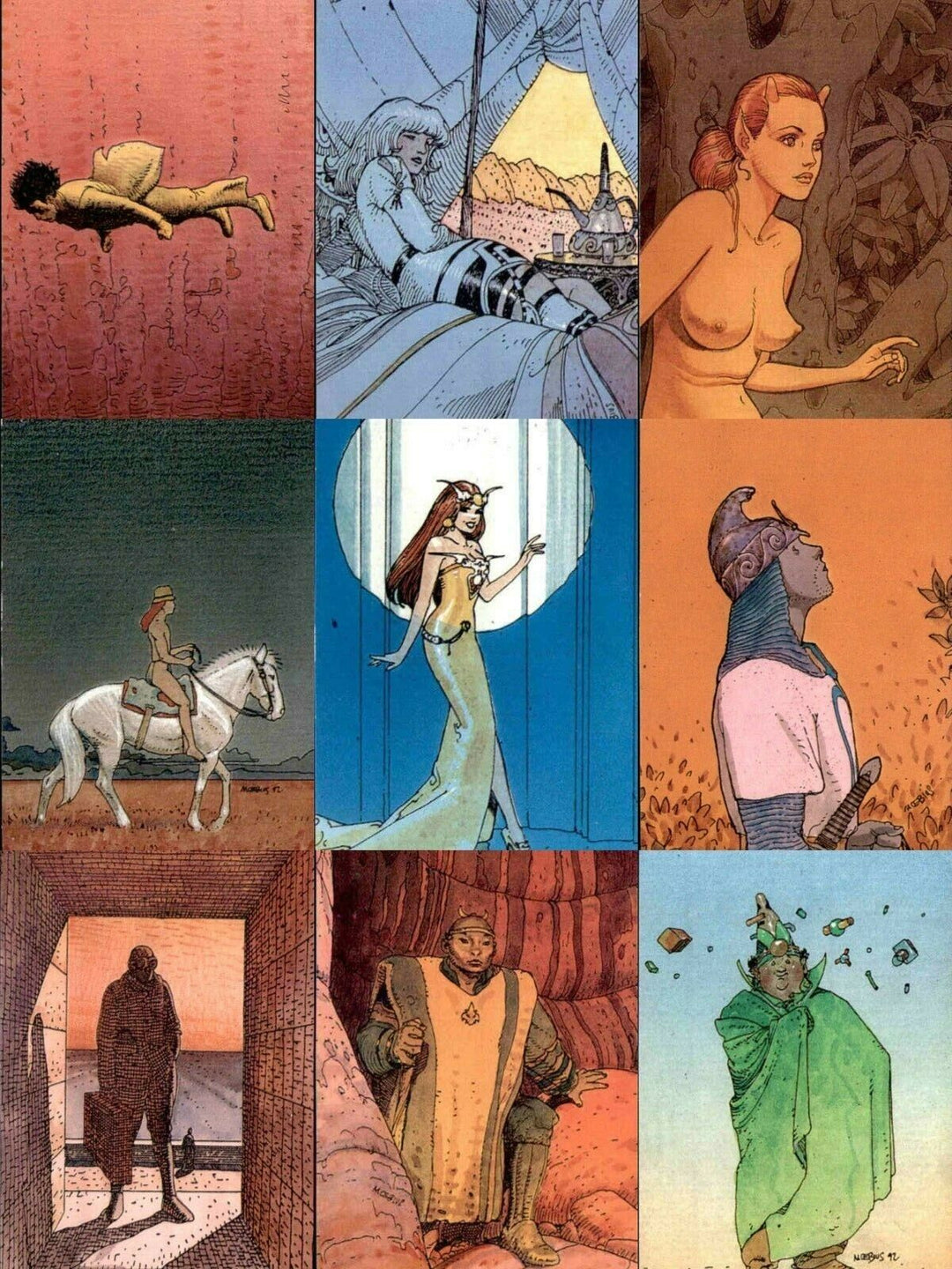 Moebius Collector Cards - Complete Set