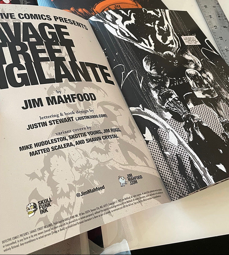 Savage Street Vigilante - Signed & Remarqued