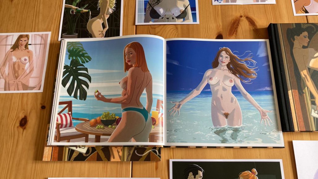 Sunset Girls: The Art of Gabriele Pennacchioli - Signed & Numbered Deluxe Hardcover - Pre-Order