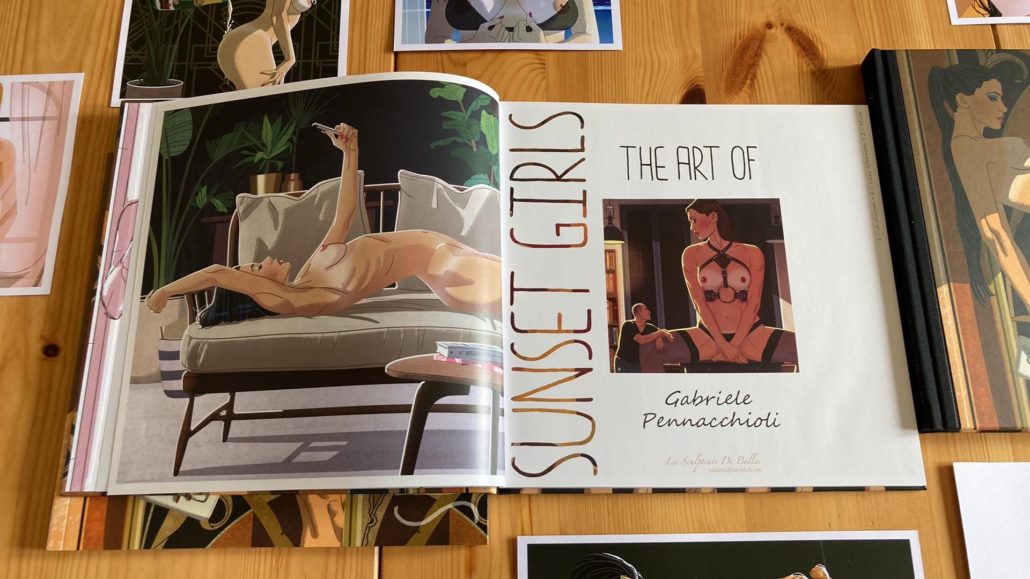 Sunset Girls: The Art of Gabriele Pennacchioli - Signed & Numbered Deluxe Hardcover - Pre-Order