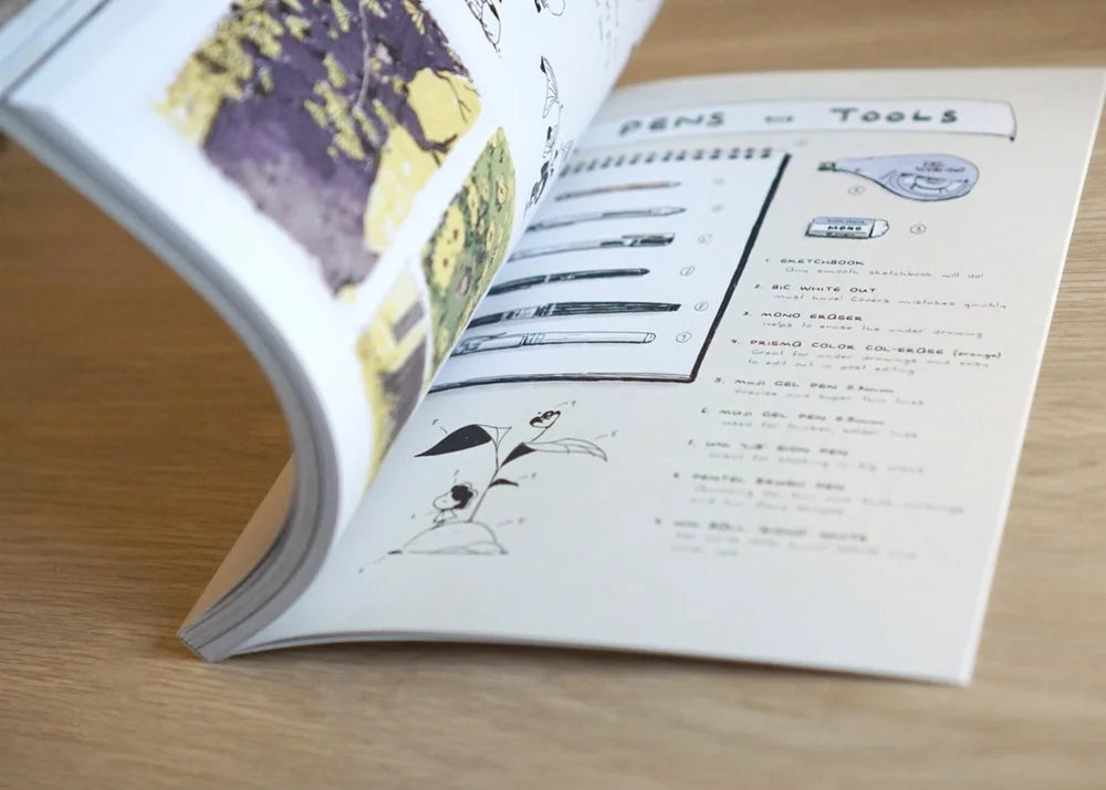 Ginkgo - Signed with a Drawing