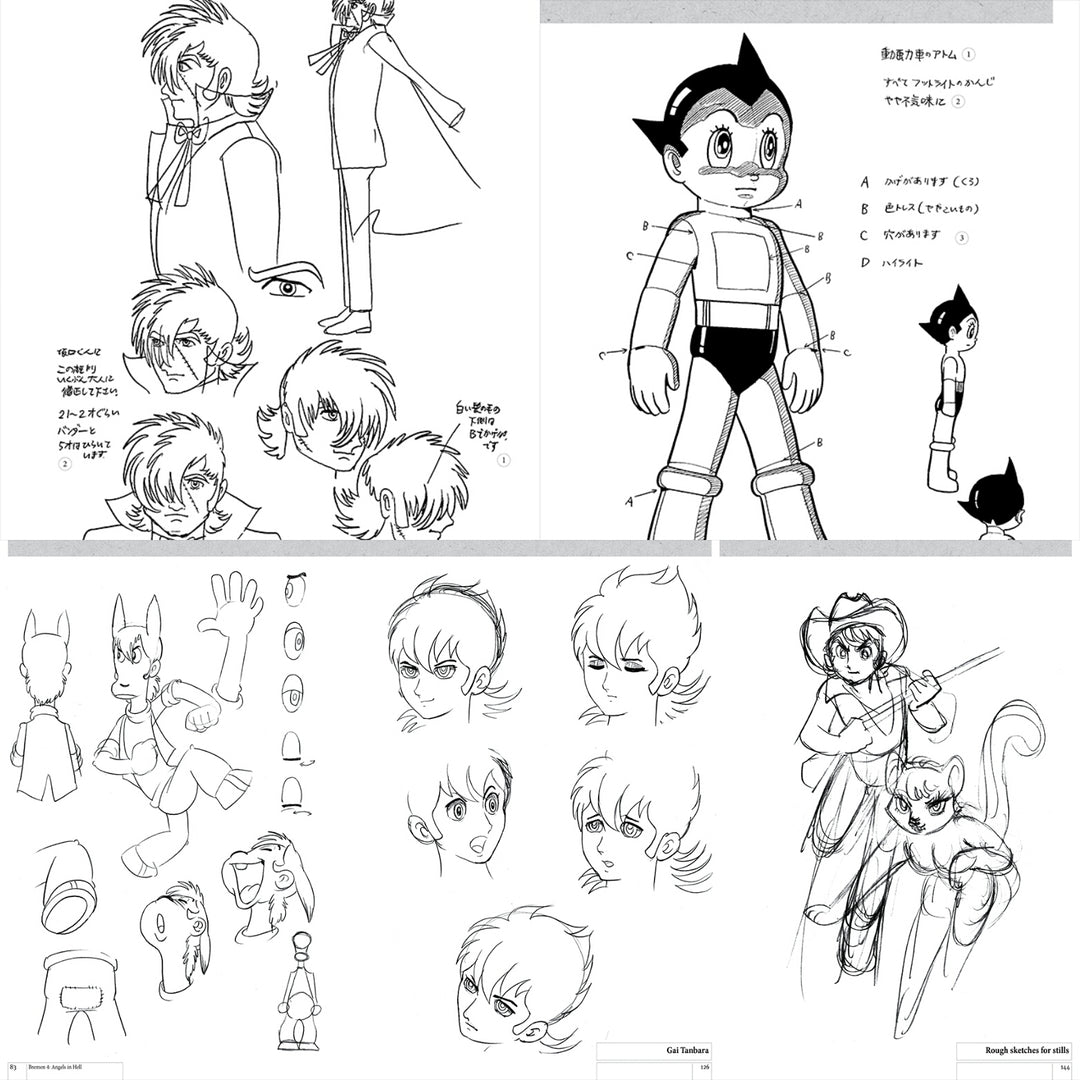 Osamu Tezuka: Anime Character Illustrations