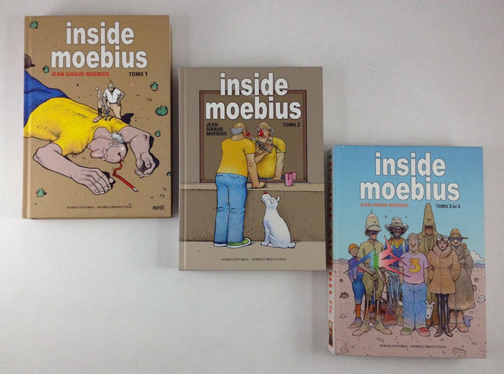 Inside Moebius, Spanish Edition - Complete set of Vol. 1-3